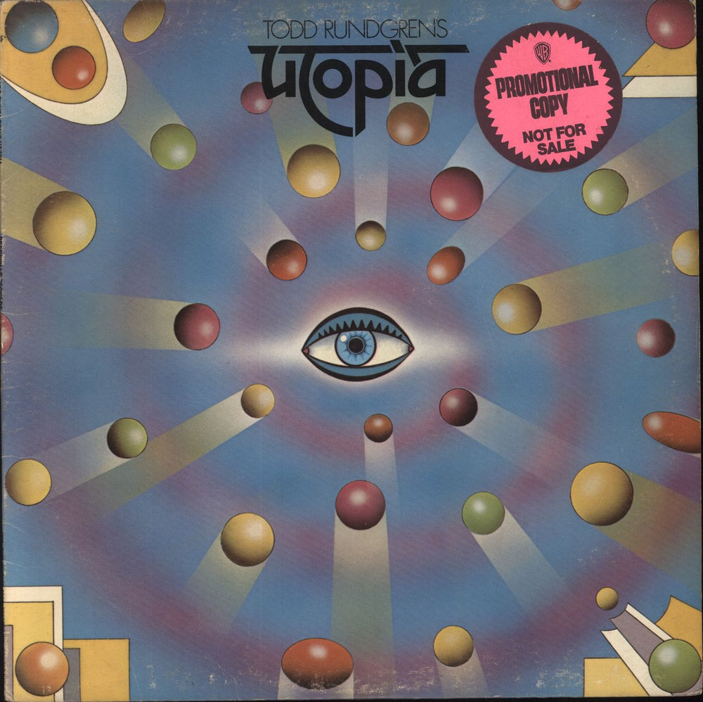 Utopia (US) Todd Rundgren's Utopia - Promo - VG US Promo vinyl LP album (LP record) BR6954