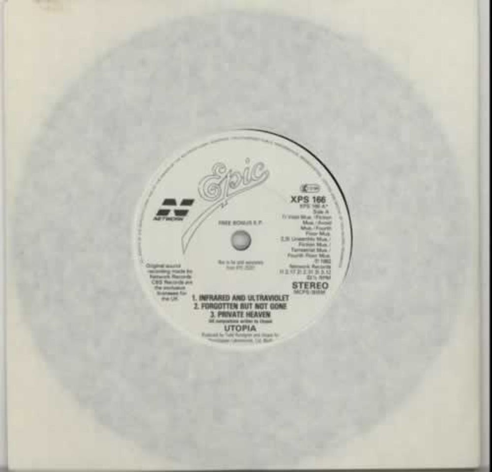 Utopia (US) Utopia + 7" UK vinyl LP album (LP record) UTOLPUT589372