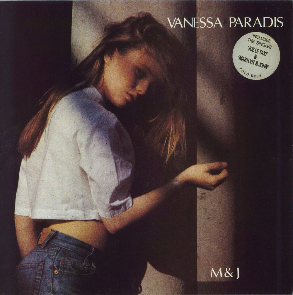 Vanessa Paradis M & J + Hype Sticker UK vinyl LP album (LP record) POLD5232