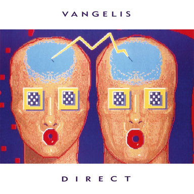 Vangelis Direct - Expanded Edition Translucent Blue Vinyl UK 2-LP vinyl record set (Double LP Album) VGE2LDI812766