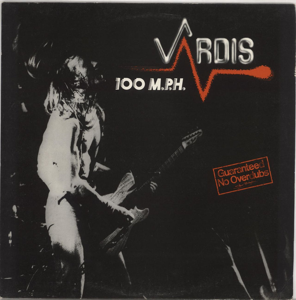 Vardis 100 M.P.H + Poster UK vinyl LP album (LP record) MOGO4012