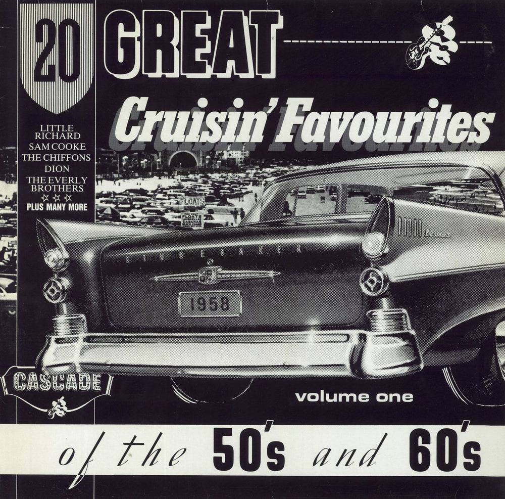 Various-50s/Rock & Roll/Rockabilly 20 Great Cruisin Favourites Of The 50's And 60's Volume One UK vinyl LP album (LP record) DROP1014