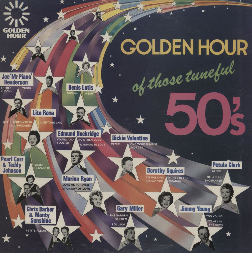 Various-50s/Rock & Roll/Rockabilly Golden Hour Of Those Tuneful 50's UK vinyl LP album (LP record) GH544