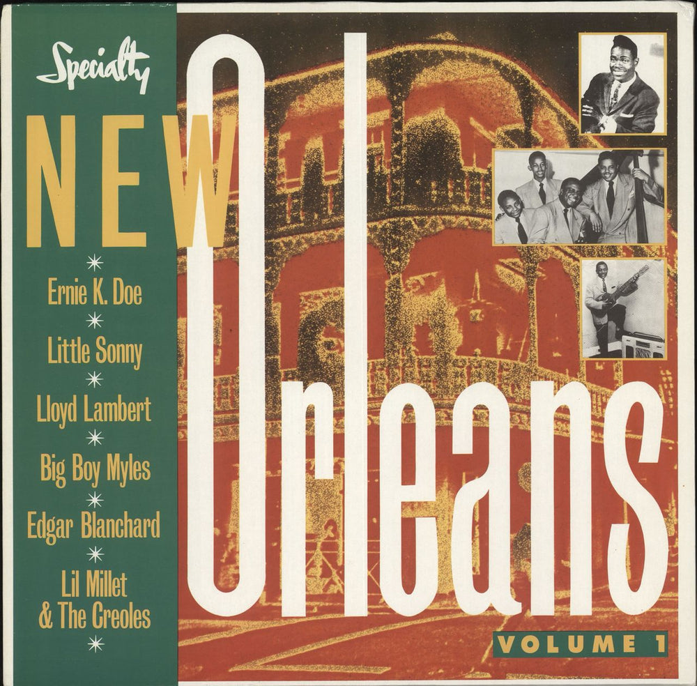 Various-50s/Rock & Roll/Rockabilly New Orleans Volume 1 UK vinyl LP album (LP record) CH165