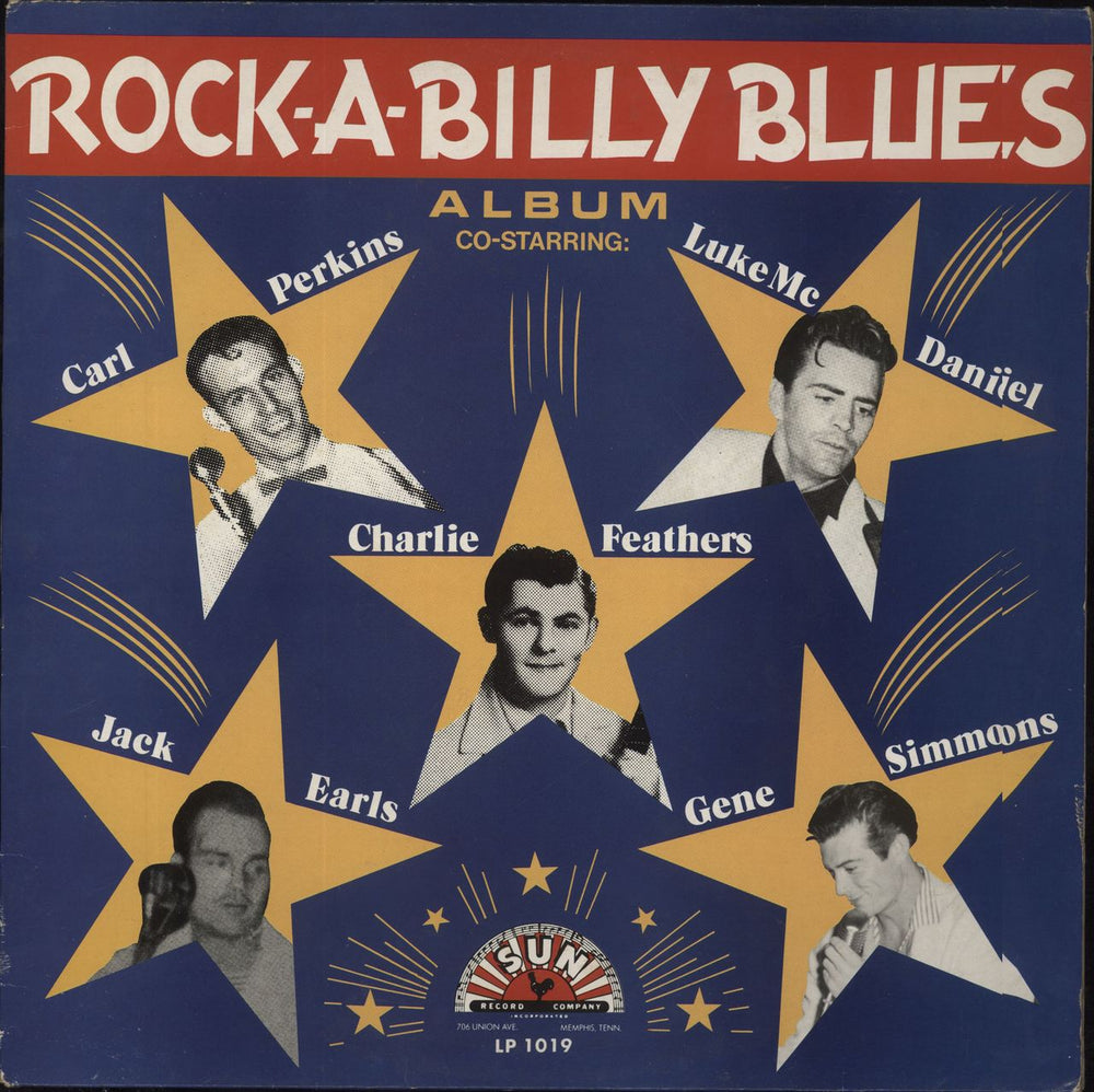 Various-50s/Rock & Roll/Rockabilly Rock-A-Billy Blues UK vinyl LP album (LP record) LP1019