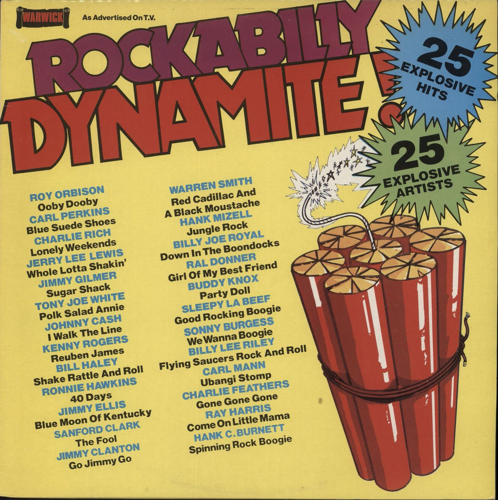 Various-50s/Rock & Roll/Rockabilly Rockabilly Dynamite UK vinyl LP album (LP record) WW5060