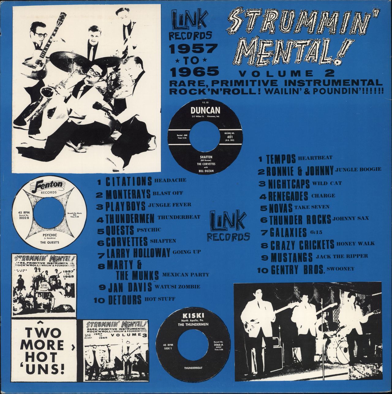 Various-50s/Rock & Roll/Rockabilly Strummin' Mental! Volume 2 UK vinyl LP album (LP record)