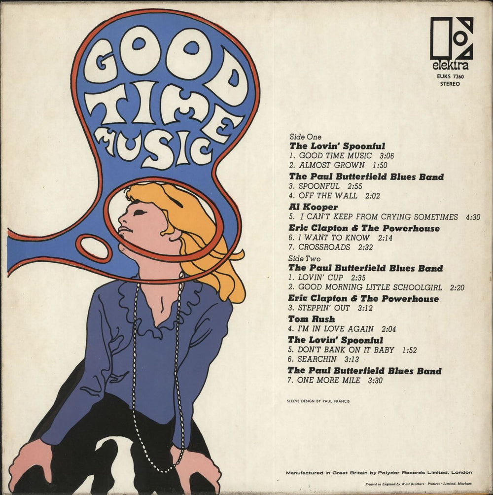 Various-60s & 70s Good Time Music UK vinyl LP album (LP record)