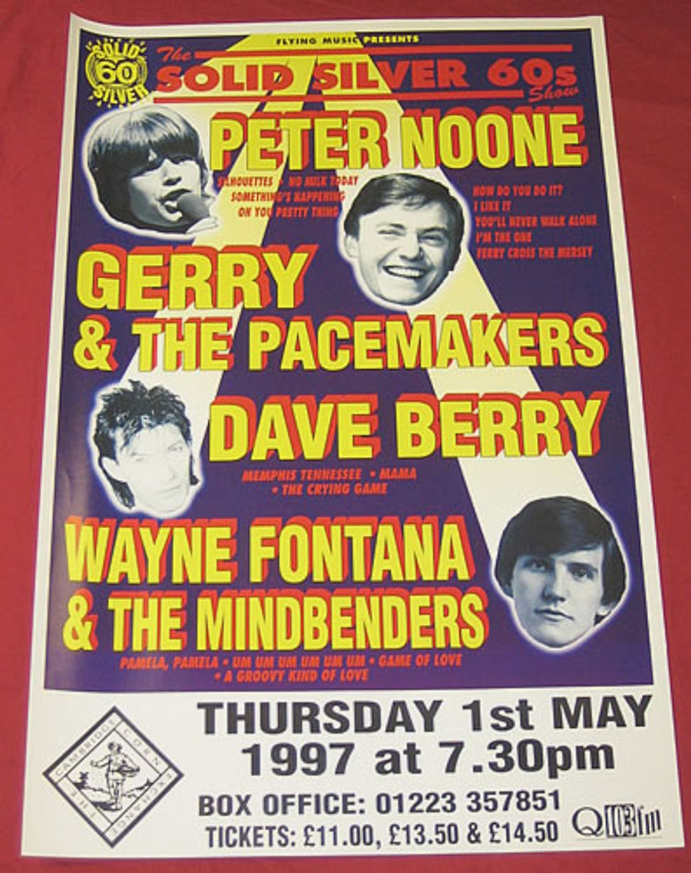 Various-60s & 70s The Solid Silver 60s Show UK poster GIG POSTER