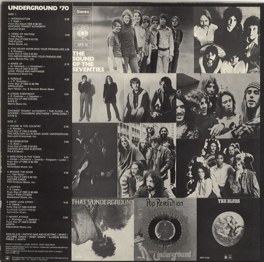 Various-60s & 70s Underground '70 - Purple Vinyl German vinyl LP album (LP record)