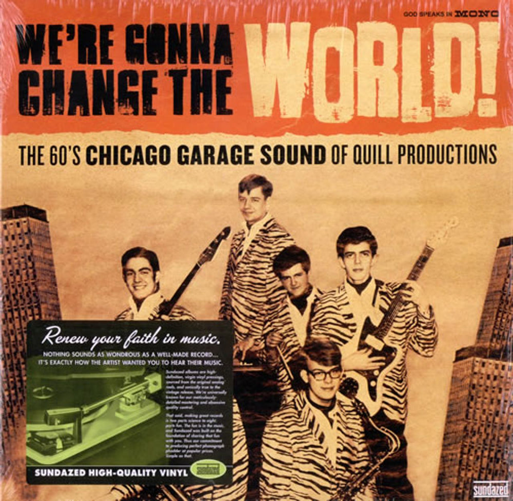 Various-60s & 70s We're Gonna Change The World! - Yellow Vinyl US 