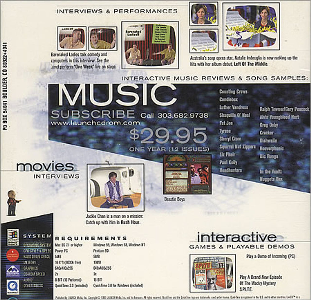 Various Artists Launch No. 21 US CD-ROM VARROLA395357