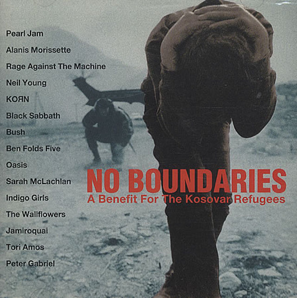 Various Artists No Boundaries - A Benefit For The Kosovar Refugees US CD album (CDLP) EK63653