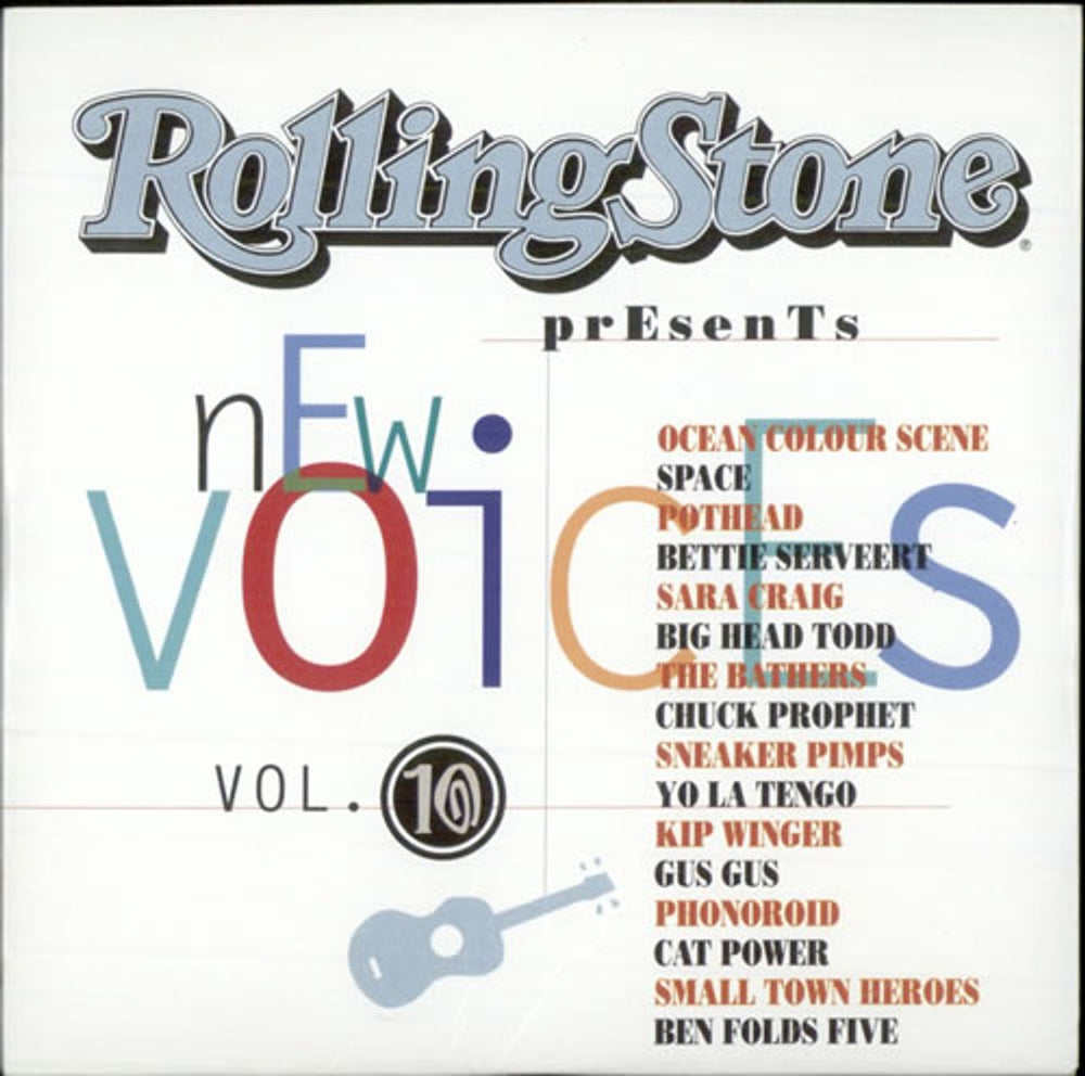 Various Artists Rolling Stone Presents New Voices Vol. 10 German Promo CD album (CDLP) VOL. 10