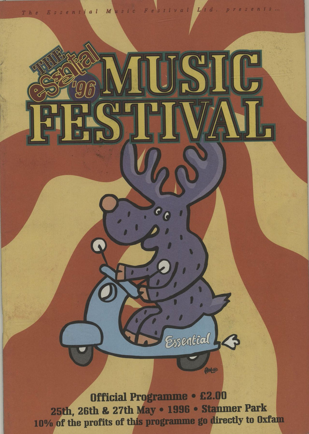 Various Artists The Essential Music Festival '96 UK tour programme TOUR PROGRAMME