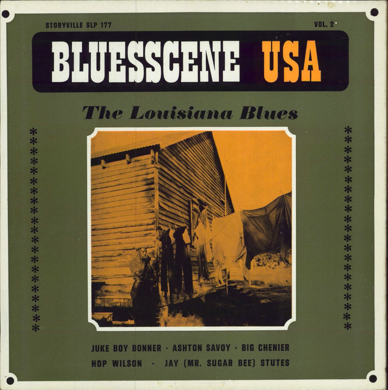 Various-Blues & Gospel Bluesscene USA UK vinyl LP album (LP record) SLP177