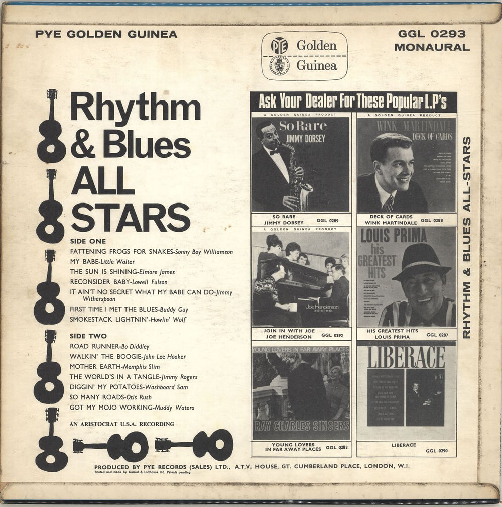 Various-Blues & Gospel Rhythm & Blues All Stars UK vinyl LP album (LP record)