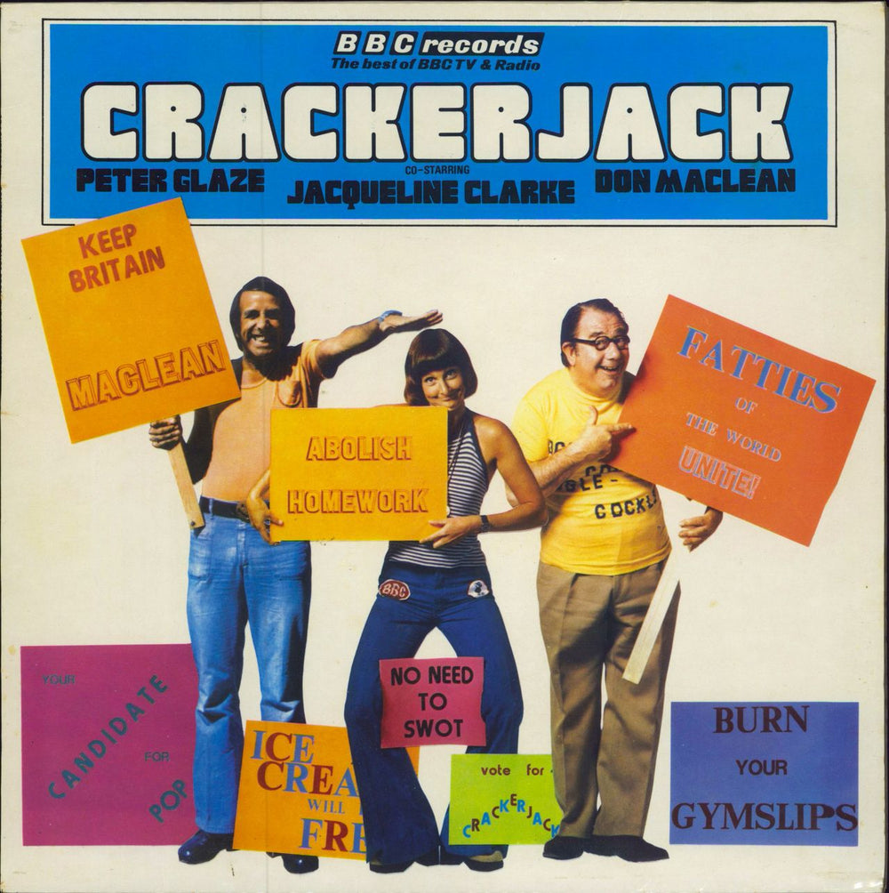 Various-Childrens Crackerjack UK vinyl LP album (LP record) REC185