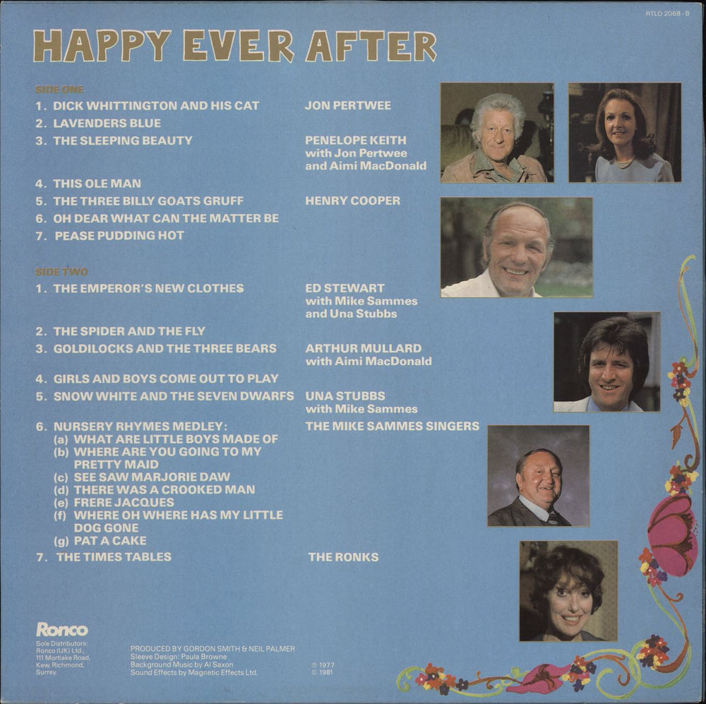 Various-Childrens Once Upon A Time / Happy Ever After UK 2-LP vinyl record set (Double LP Album)