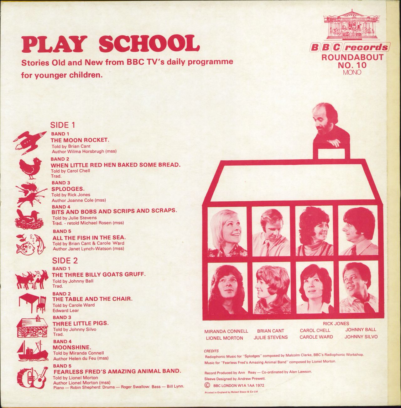 Various-Childrens Play School UK vinyl LP album (LP record)