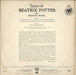 Various-Childrens Tales Of Beatrix Potter UK vinyl LP album (LP record)