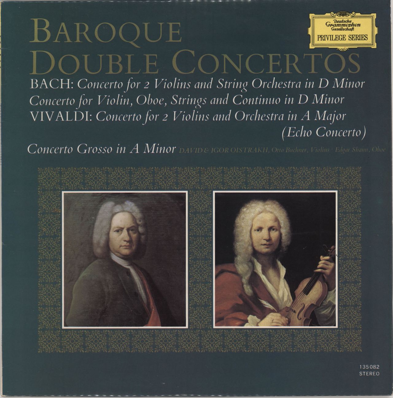 Various-Classical & Orchestral Baroque Double Concertos UK vinyl LP album (LP record) 135082