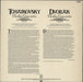 Various-Classical & Orchestral Tchaikovsky & Dvorák Violin Concertos UK vinyl LP album (LP record)