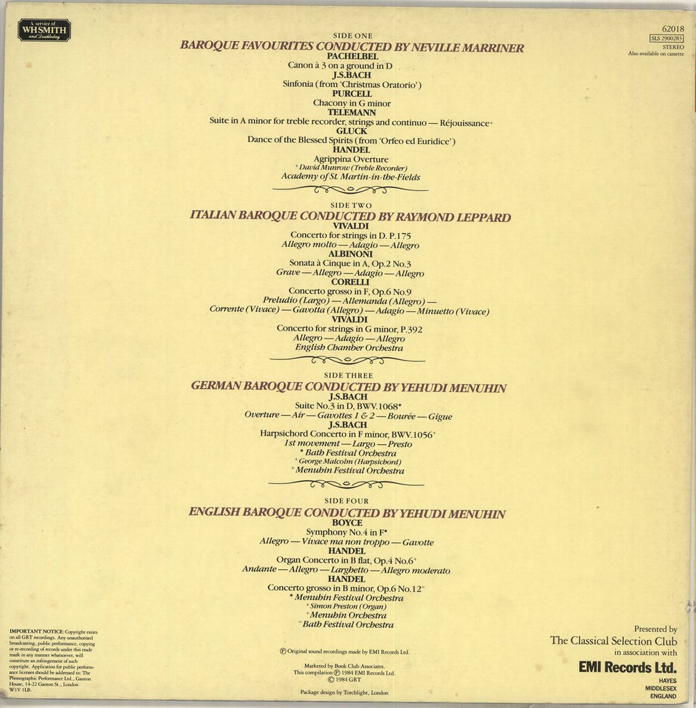 Various-Classical & Orchestral The Golden Age Of Baroque UK 2-LP vinyl record set (Double LP Album)