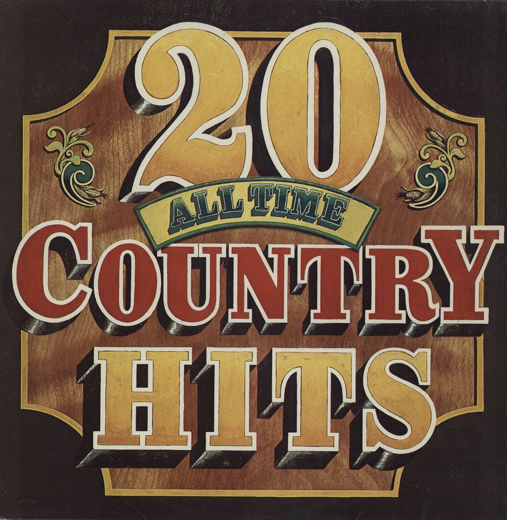 Various-Country 20 All-Time Country Hits UK vinyl LP album (LP record) RDS9530