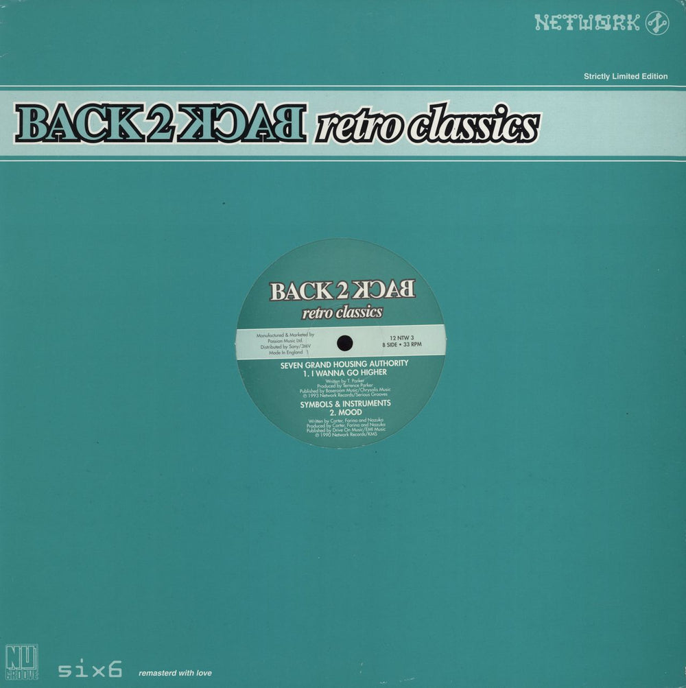 Various-Dance Back 2 Back Retro Classics UK 12" vinyl single (12 inch record / Maxi-single) 12NTW3
