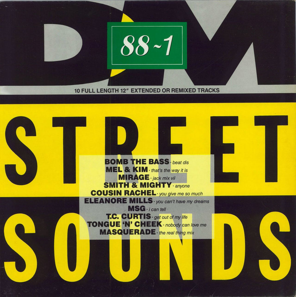 Various-Dance Streetsounds 88-1 UK vinyl LP album (LP record) STSND881