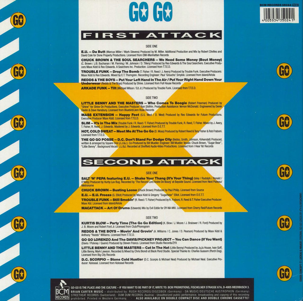 Various-Dance Washington Go Go Sound Attack German 2-LP vinyl record set (Double LP Album) 4005934350241