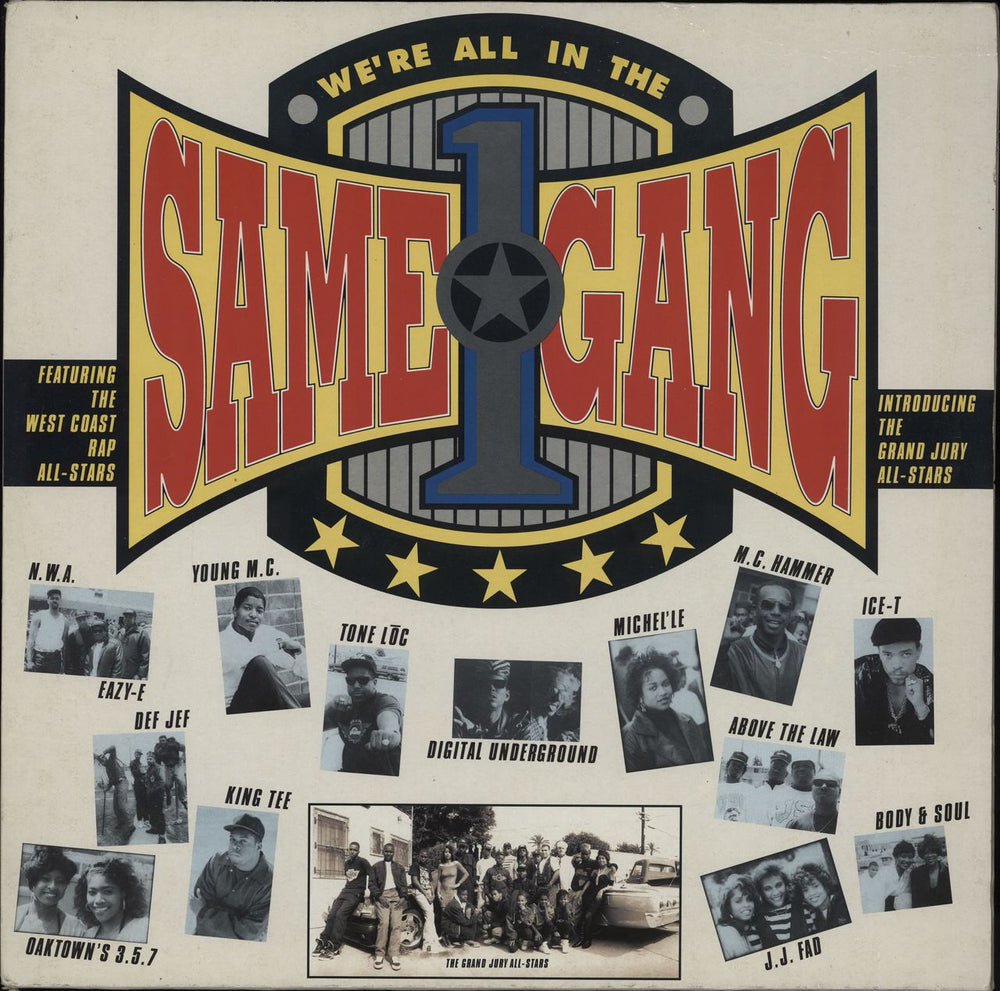 Various-Dance We're All In The Same Gang US vinyl LP album (LP record) 7599-26241-1