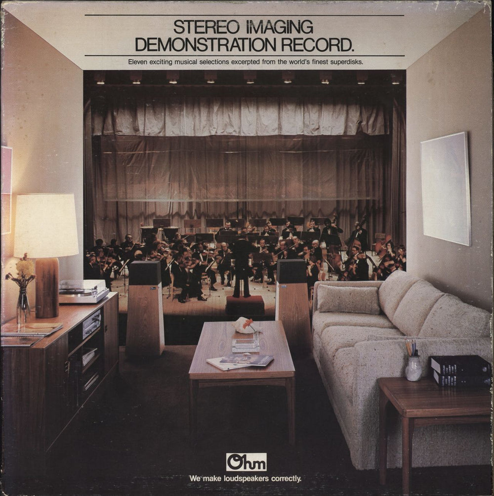 Various-Educational, Informational & Historical Stereo Imaging Demonstration Record US vinyl LP album (LP record) OHM-1