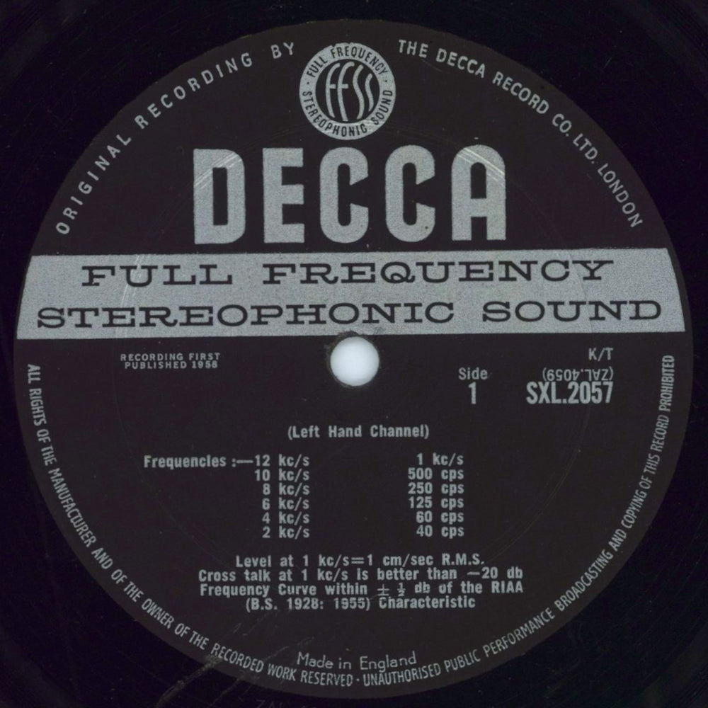 Various-Educational, Informational & Historical Stereophonic Frequency Test Record UK vinyl LP album (LP record) VBZLPST785971