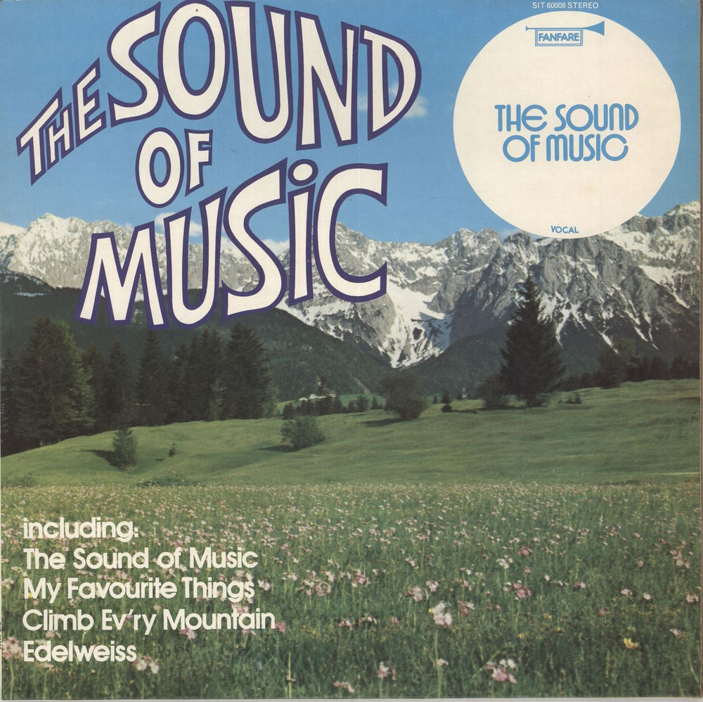 Various-Film, Radio, Theatre & TV The Sound Of Music UK vinyl LP album (LP record) SIT60008