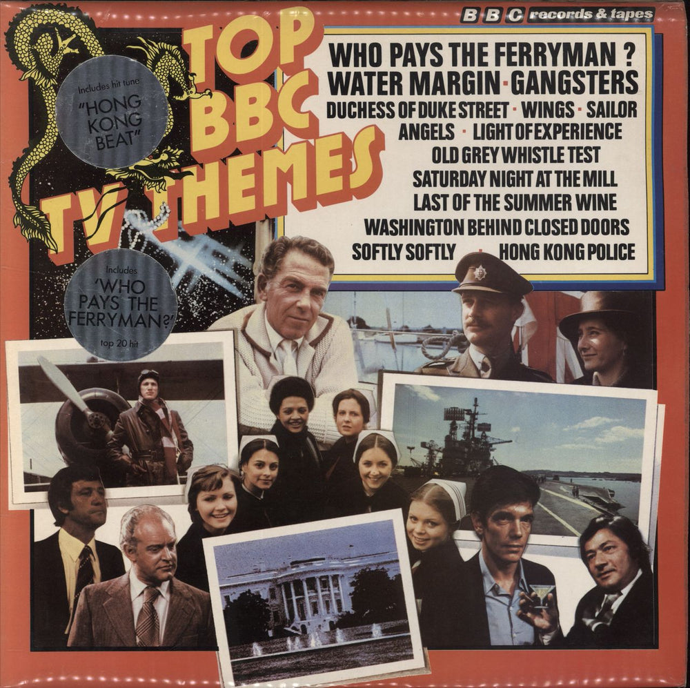 Various-Film, Radio, Theatre & TV Top BBC TV Themes UK vinyl LP album (LP record) REH310