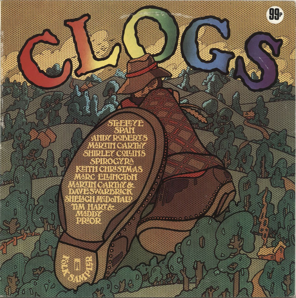 Various-Folk Clogs UK vinyl LP album (LP record) PS1