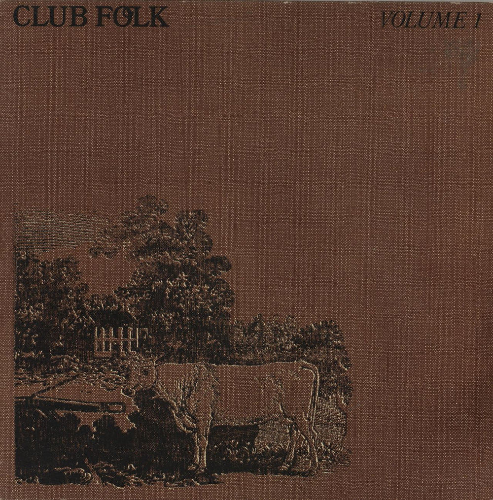 Various-Folk Club Folk Volume 1 - Ex UK vinyl LP album (LP record) PS2