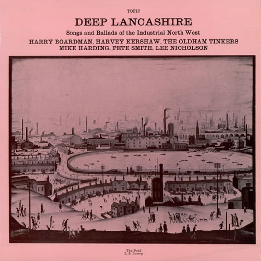 Various-Folk Deep Lancashire UK vinyl LP album (LP record) 12T188