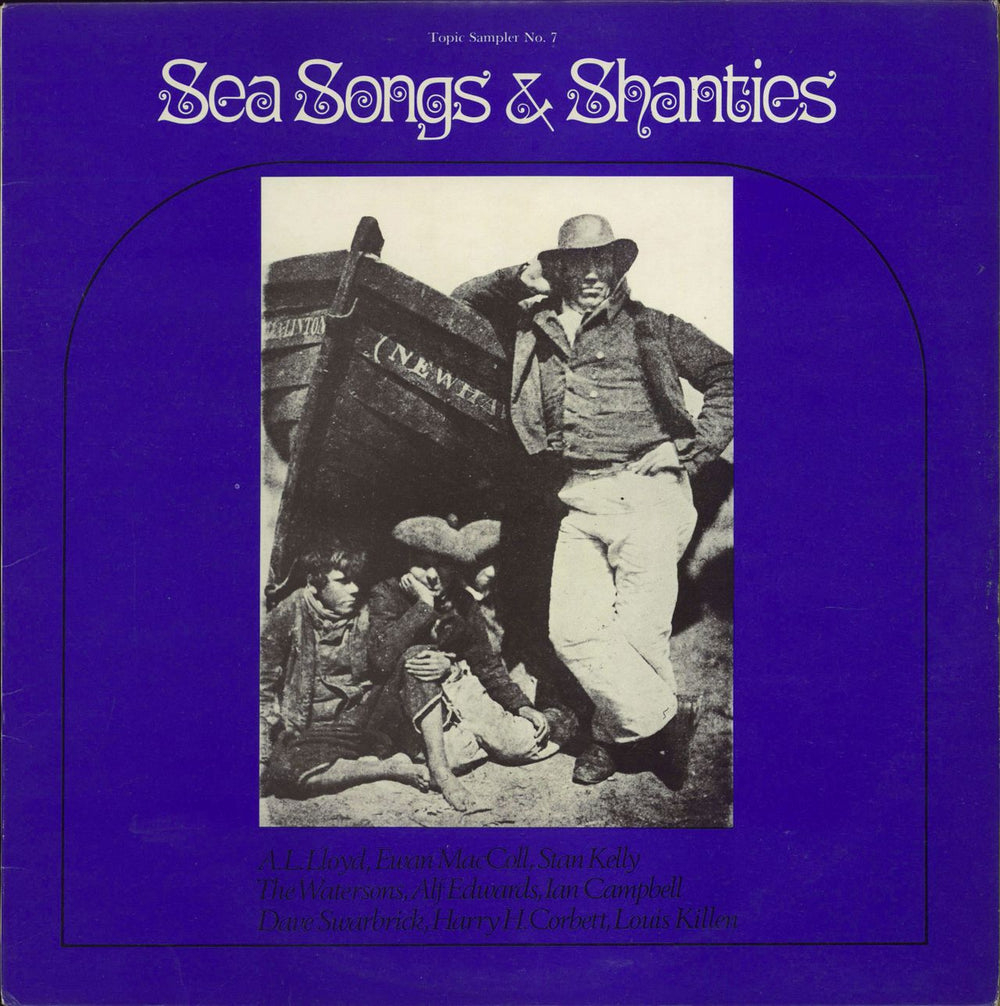 Various-Folk Sea Songs And Shanties UK vinyl LP album (LP record) TPS205