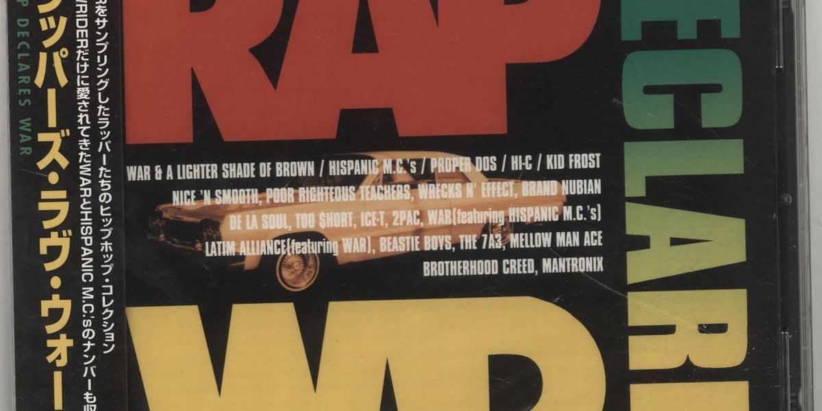 Various-Hip Hop & Rap Rap Declares War Japanese Promo CD album —  RareVinyl.com
