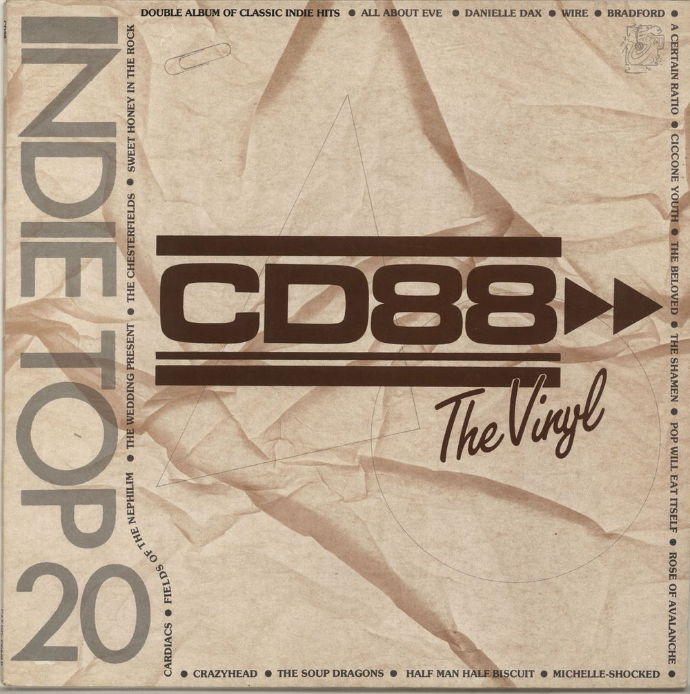 Various-Indie Indie Top 20 CD88>> The Vinyl UK 2-LP vinyl record set (Double LP Album) CD88LP