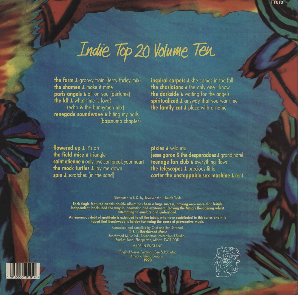 Various-Indie Indie Top 20 - Volume 10 UK 2-LP vinyl record set (Double LP Album) 5016553101014