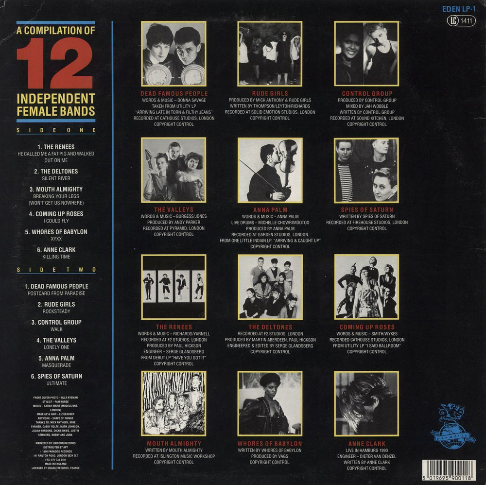 Various-Indie Postcard From Paradise UK vinyl LP album (LP record)