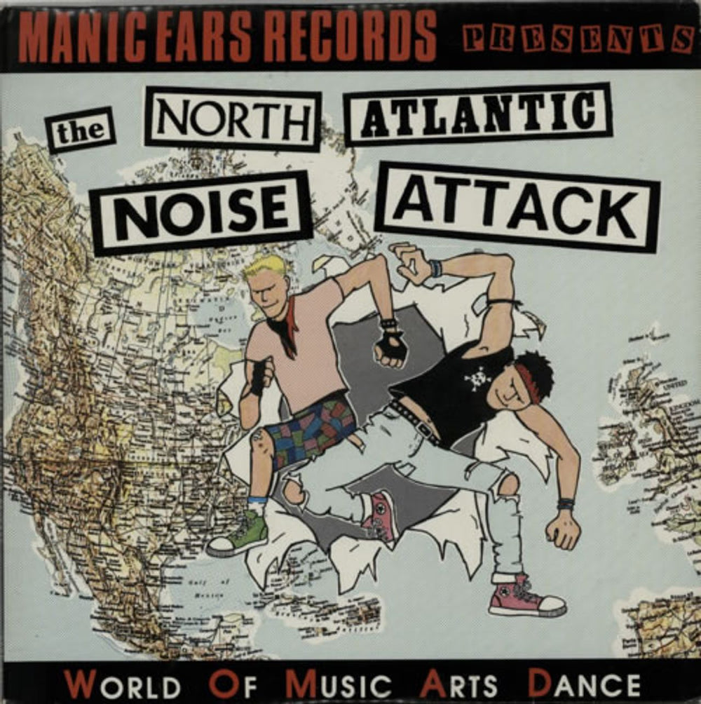 Various-Indie The North Atlantic Noise Attack UK 2-LP vinyl record set (Double LP Album) ACHE017