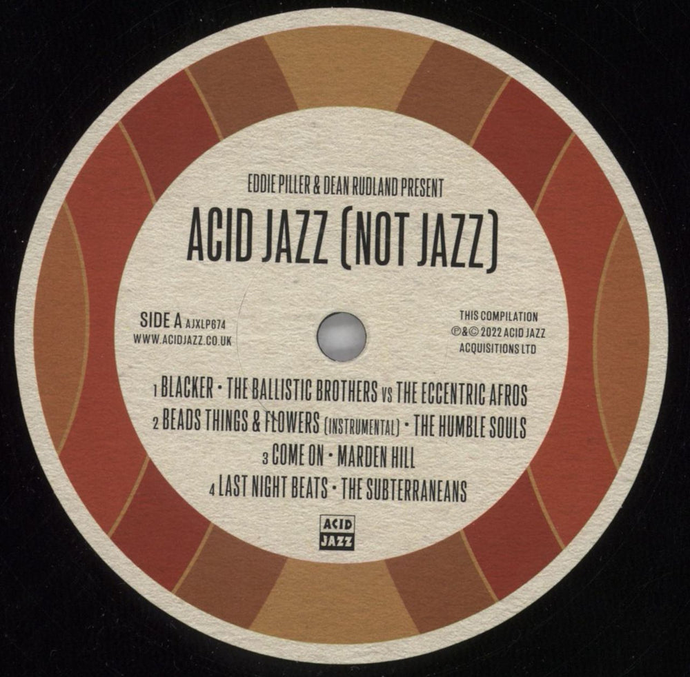 Various-Jazz Acid Jazz (Not Jazz) UK vinyl LP album (LP record) V-JLPAC822878