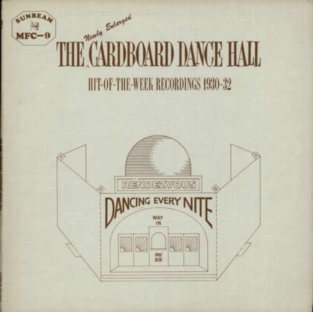 Various-Jazz The Cardboard Dance Hall US vinyl LP album (LP record) MFC-9