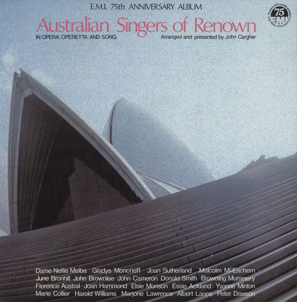 Various-Opera Australian Singers Of Renown Australian vinyl LP album (LP record) OASD-7580