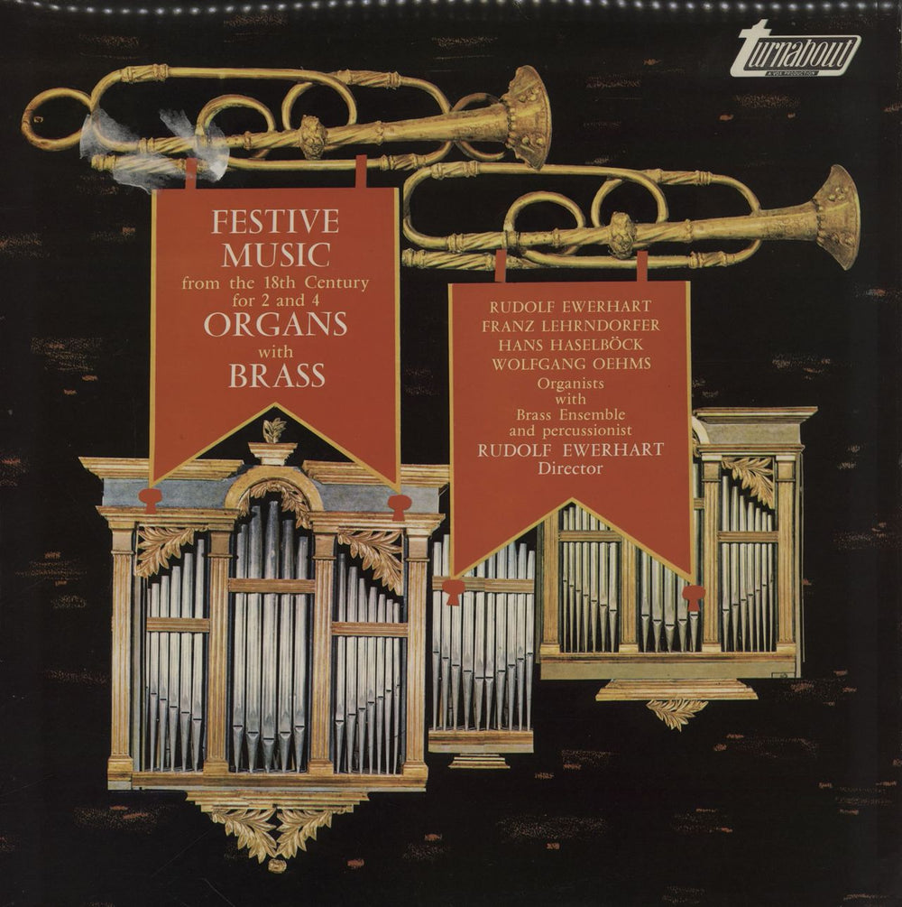 Various-Organs Festive Music From The 18th Century For 2 And 4 Organs With Brass UK vinyl LP album (LP record) TV34216S